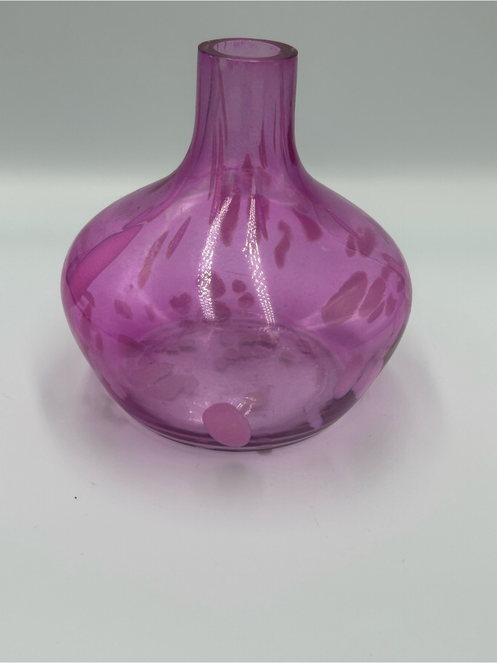 Purple Glass Bud Vase
